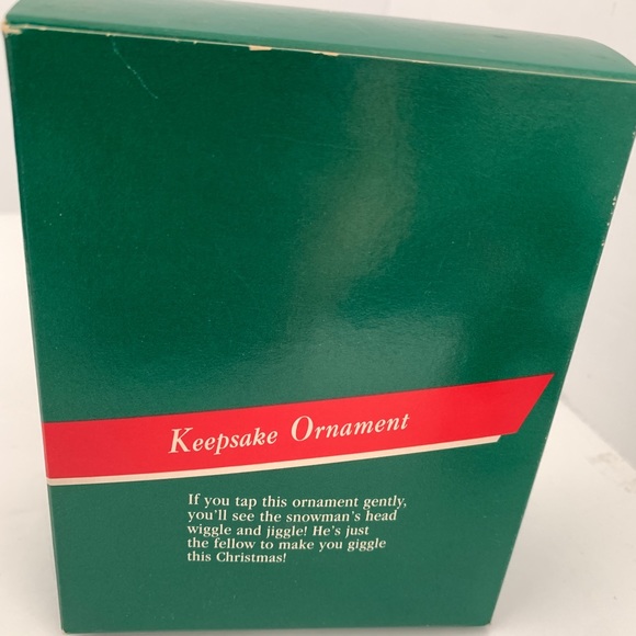 1989 Hallmark Ornament Wiggly Snowman 
Hallmark Keepsake Ornament - Picture 7 of 9